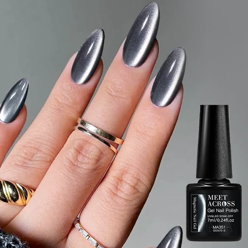 고양이 눈 젤 광택제, 손톱 자석 공구, 유연한 철사, 손톱에 하트 모양의 손톱 아트 손톱 용품을 만드는 데 사용