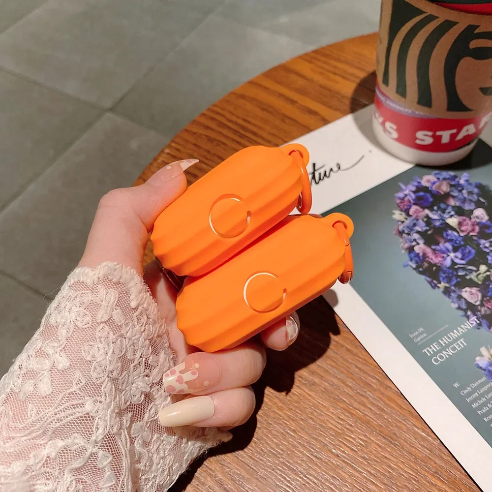 AirPods 4 3 용 간단한 부드러운 액체 실리콘 케이스 Apple airpods Pro 2 1 Funda 용 무선 블루투스 이어폰 보호 커버