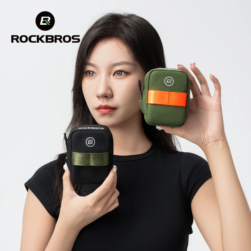 ROCKBROS 미니 자전거 테일 가방 경량 휴대용 자전거 보관 가방 작은 도구 가방 도로 자전거 패션 아름다운 자전거 가방 ﻿