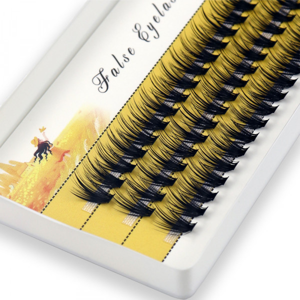 20/30D 밍크 속눈썹 자연 속눈썹 뭉치 1 상자/60 번들 3D 러시아어 개별 속눈썹 클러스터 메이크업 도구 속눈썹 도매