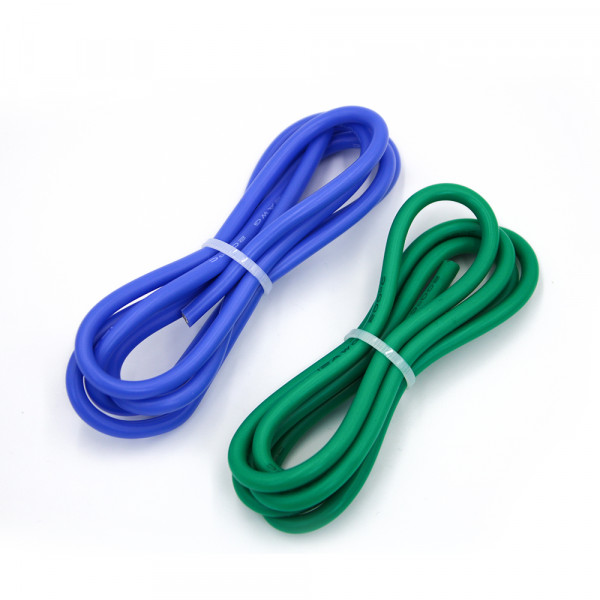 10 미터 와이어 실리콘 12 14 16 18 20 22 24 26 28 30 AWG 5m 빨간색 및 5m 검정색 고품질 컬러 케이블