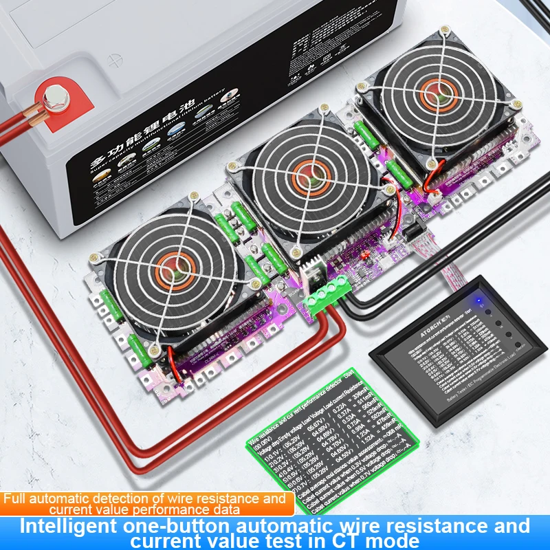 차량 전원 전자 부하 전압 표시기 배터리 테스터, 18650 팩 용량 모니터, USB DC 72V 검사기 도구, DL24MP, 600W