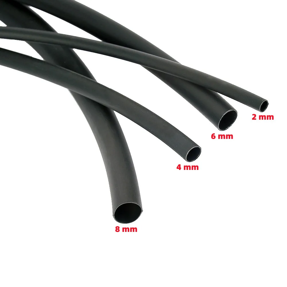 접착제 포함 4:1 열 수축 튜브, 열 수축 튜브, 이중 벽 열 수축 튜브, 2 4 8 16 24 40 52 120, 1m