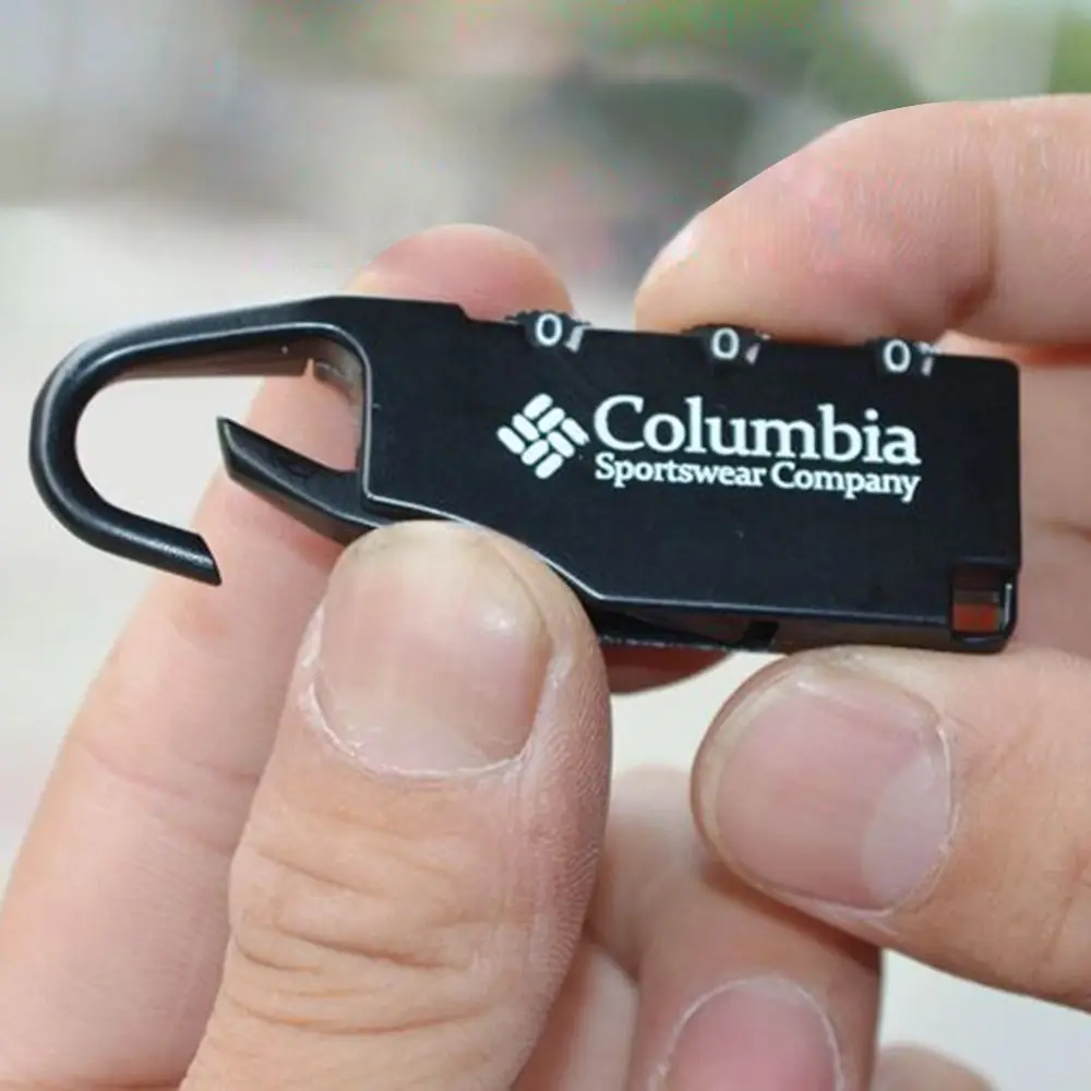 도난 방지 여행 핸드백 지퍼 가방 잠금, 수하물 코드 잠금, 암호 자물쇠, 3 자리 조합 자물쇠