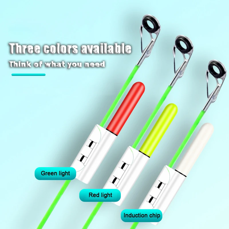 LED 야간 조명 전자 낚싯대 조명, CR425 충전식 배터리, 듀얼 포트 USB 충전, 야간 낚시 태클, 2 피스, 신제품