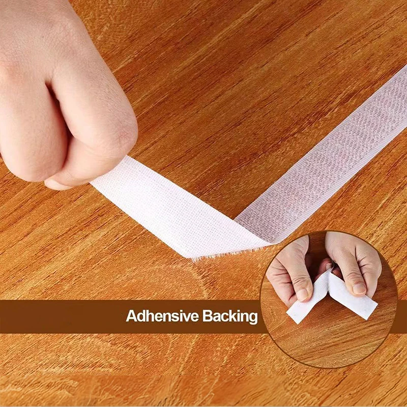 1-10M 벨크로 자체 접착 후크 및 루프 테이프 패스너 하우스 Diy 매직 탭 자동 양면 롤 강력한 접착제 홈 스트랩 스트립