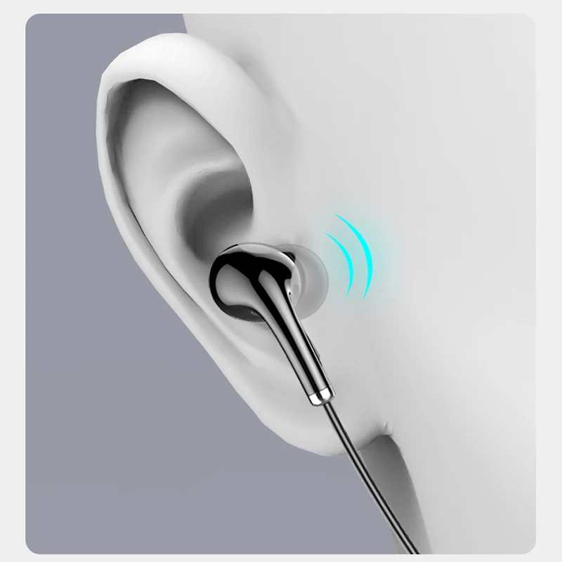 Awei 유선 헤드폰 인이어 헤드셋, 유선 이어폰, 마이크 베이스 스테레오 이어버드, 휴대폰용 스포츠 인라인 제어