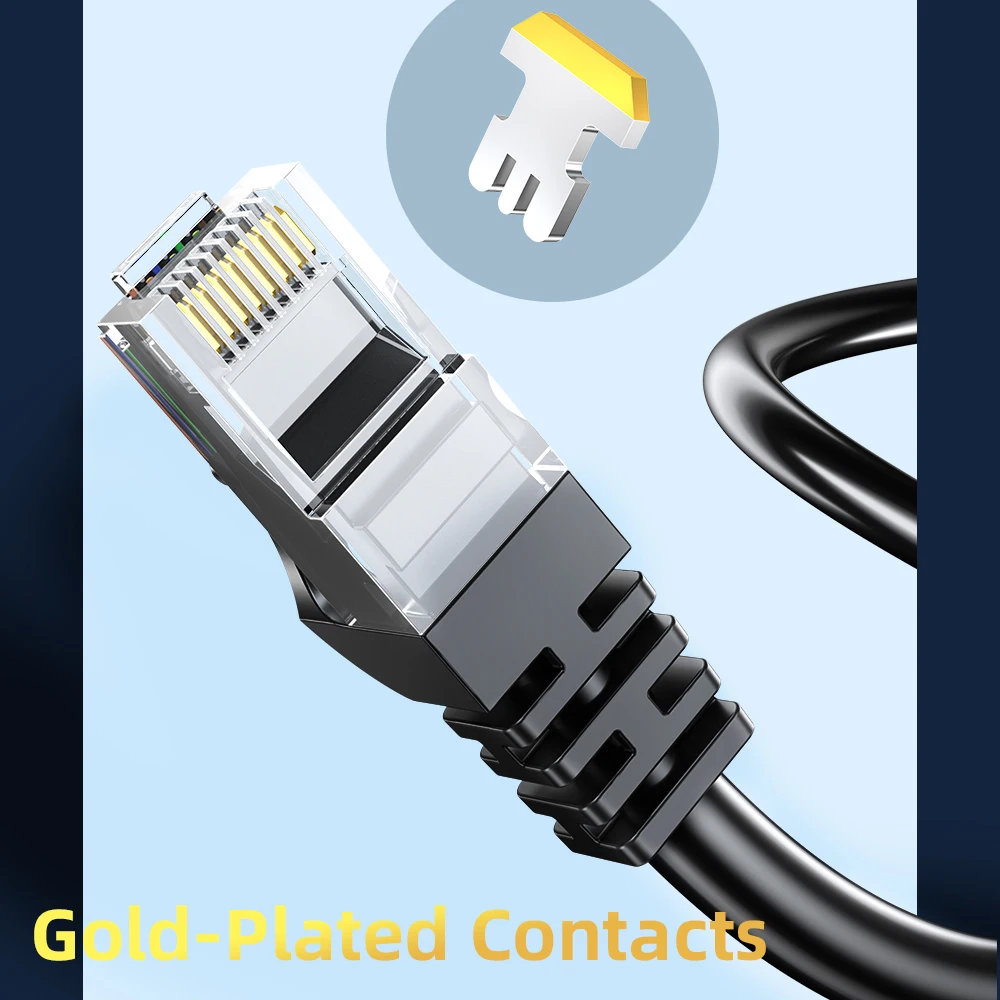 Essager-이더넷 케이블 Cat6 랜 케이블, UTP CAT 6 RJ 45 네트워크 케이블, 5m/10m/15m 패치 코드, 노트북 라우터 RJ45 네트워크 케이블