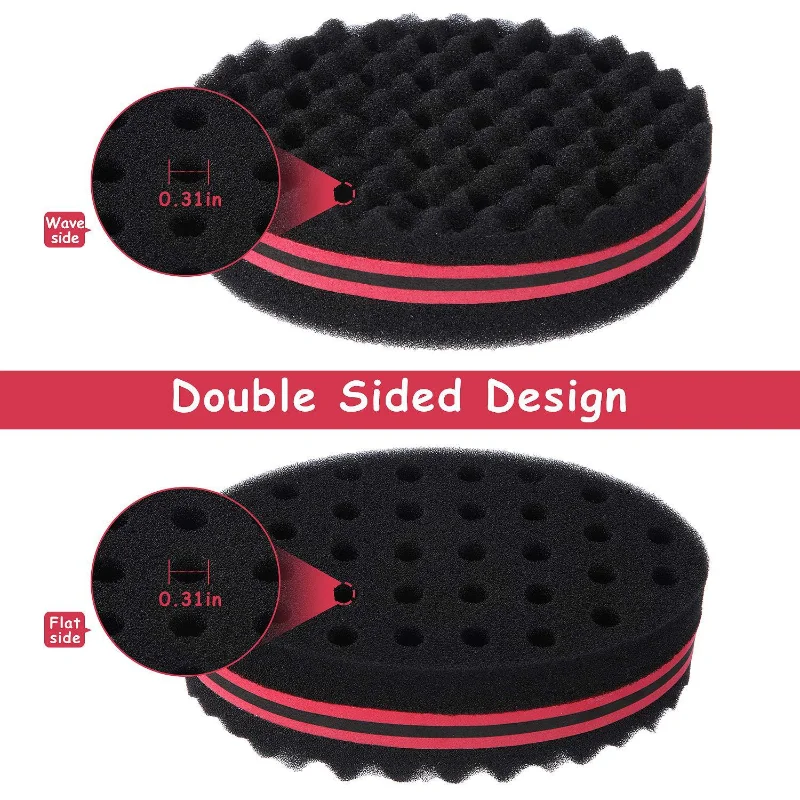 이발소 남자 헤어 Braider 트위스트 스폰지 장갑 아프리카 헤어 스타일링 포크 빗 헤어 컬 폼 살롱 미용 도구