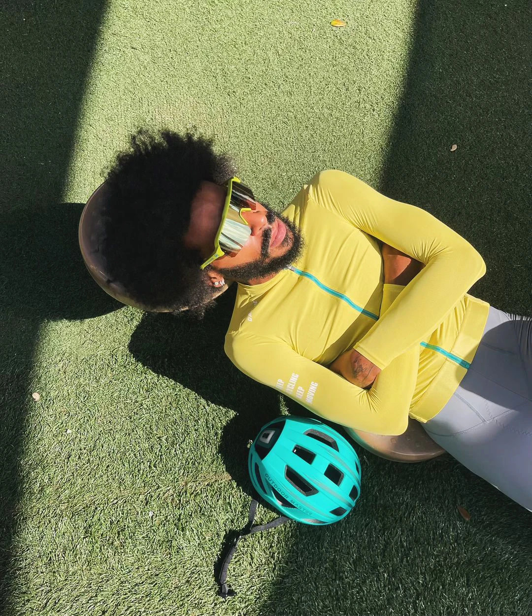 DAREVIE 남녀공용 사이클링 저지, 긴팔, 시원한 기술, 부드러운 통기성, 빠른 건조, SPF 50 스몰 사이즈