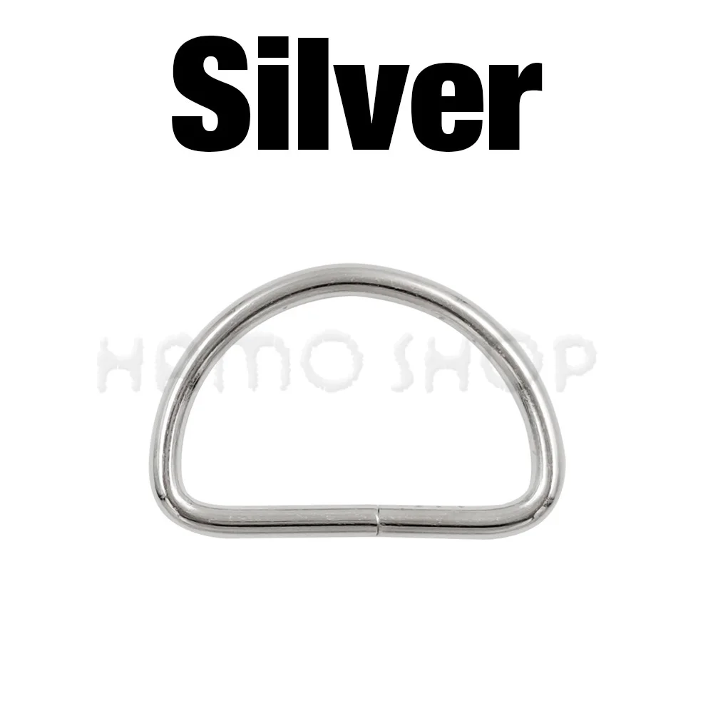 20-1000pcs 금속 D 링 조정 가능한 버클 걸쇠 웨빙 배낭 스트랩 가방 고양이 개 목걸이 체인 버클 DIY Accessorie