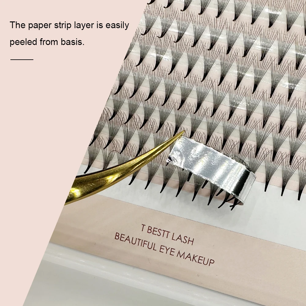 TBestt 5D/6D/8D/10D Premade Fans 볼륨 러시안 속눈썹 Pre Made Volume Fans 실크 소프트 볼륨 속눈썹 연장