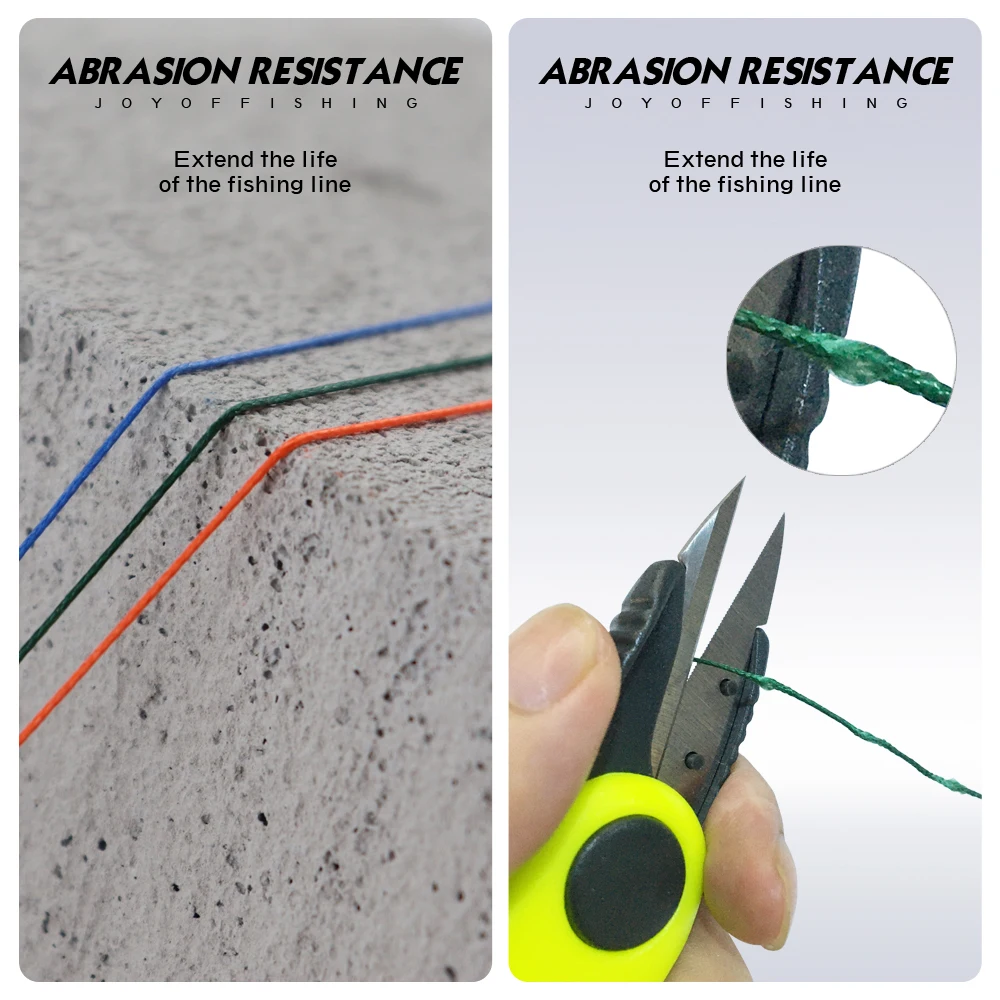 JOF 300M 500M 1000M 8 가닥 4 가닥 18-88LB PE 땋은 낚시 와이어 멀티 필라멘트 초강력 낚시 라인 일본 여러 가지 빛깔의