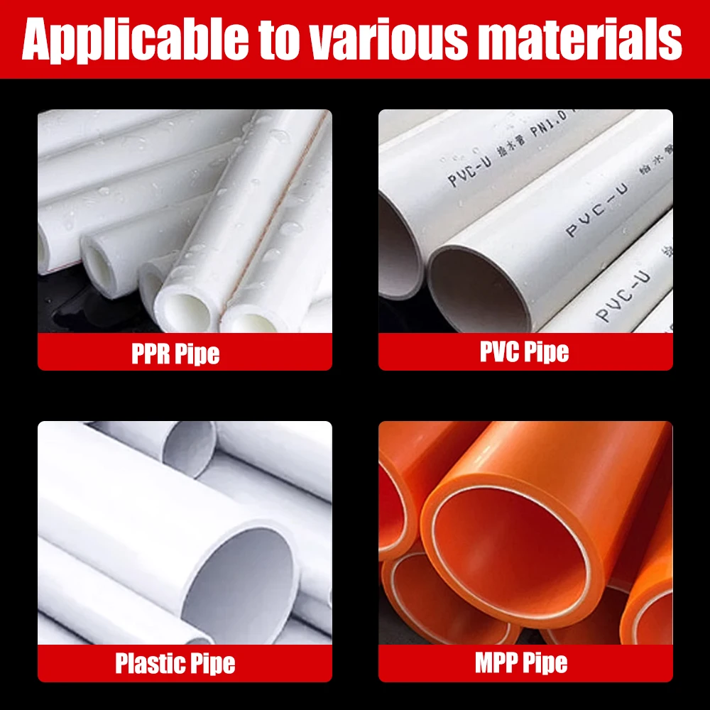 DN15/20/25 파이프 스레딩 도구 육각 섕크 다이 내부 외부 스레드 1/2 & 3/4 & 1 인치 수도관 PPR PVC MPP 분리형