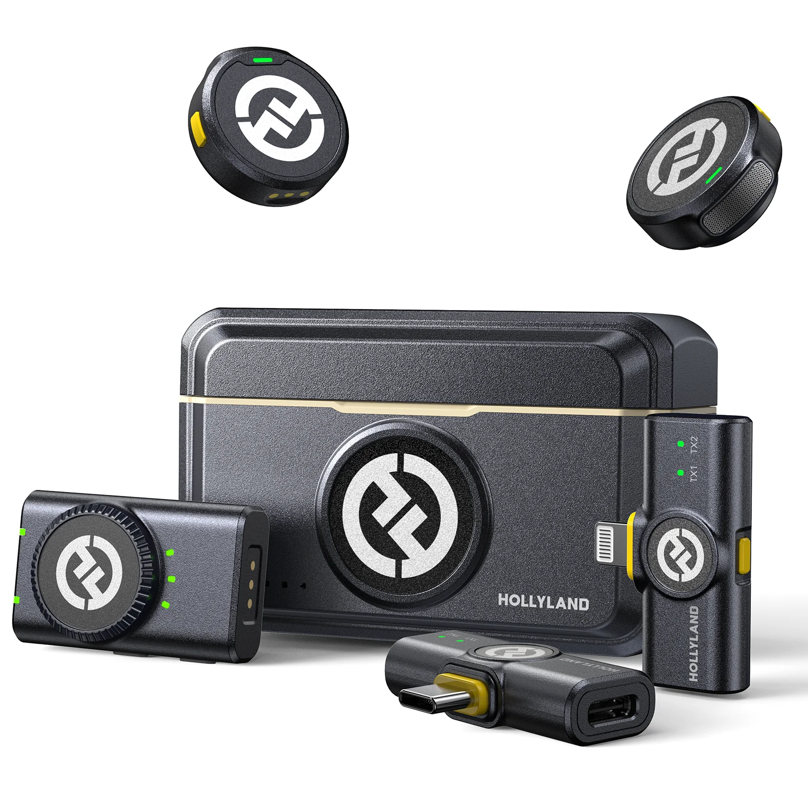 Hollyland Lark M2 iPhone 카메라 용 무선 라 발리에 마이크 300m 범위 소음 제거 사진 Vlog 용 30H 배터리 title=Hollyland Lark M2 iPhone 카메라 용 무선 라 발리에 마이크 300m 범위 소음 제거 사진 Vlog 용 30H 배터리 