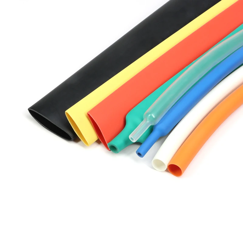 1m 3:1 열 수축 튜브 접착제 직경 1.6~50mm 방수 이중 벽 접착 폴리올레핀 슬리브 라인 와이어 케이블 보호기