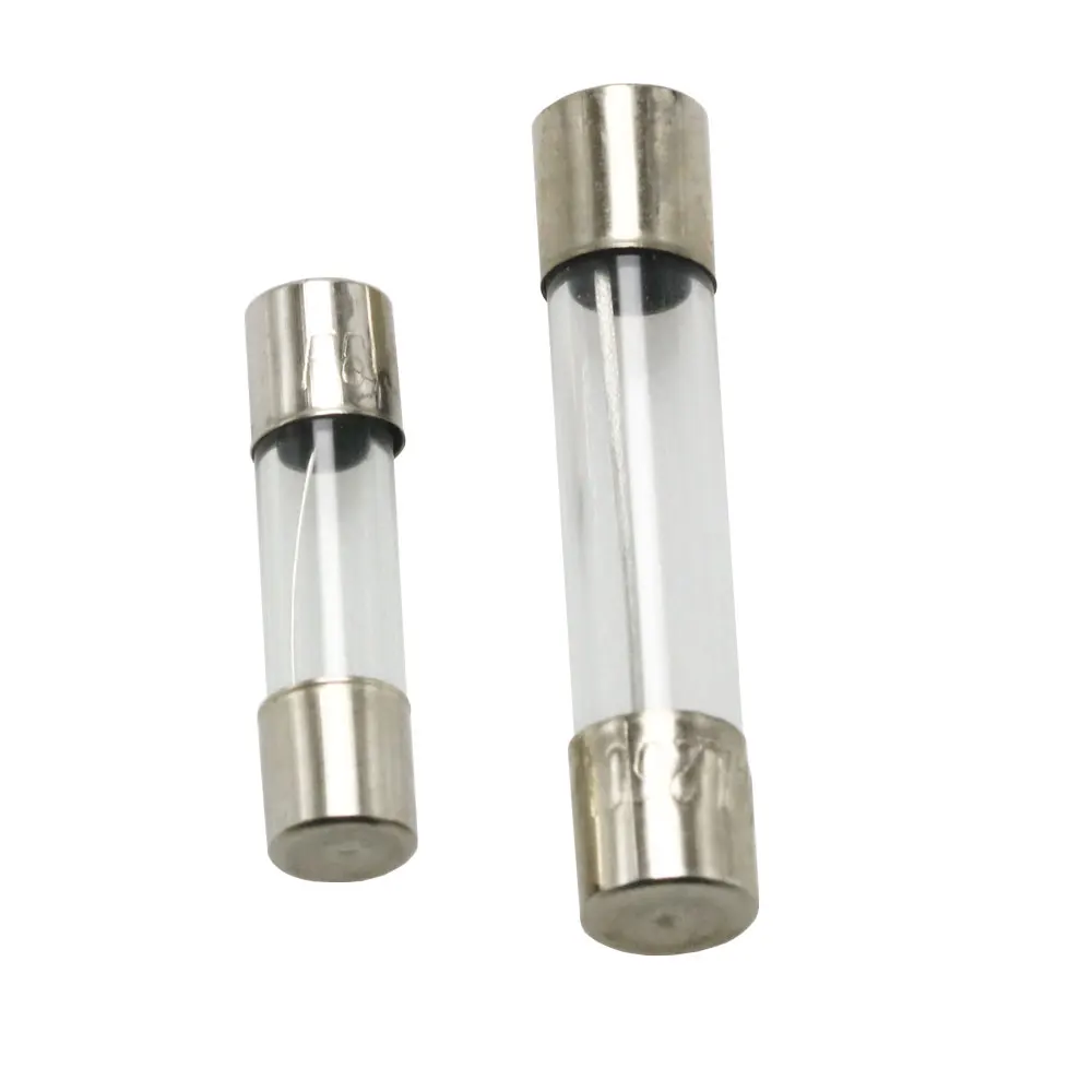 10Pcs/100Pcs 5*20mm 6*30mm 빠른 블로우 유리관 퓨즈 5x20 6x30 250V 0.1 0.5 1 2 3 3.15 4 5 6 7 8 10 12 15 20 25 30A AMP 퓨즈