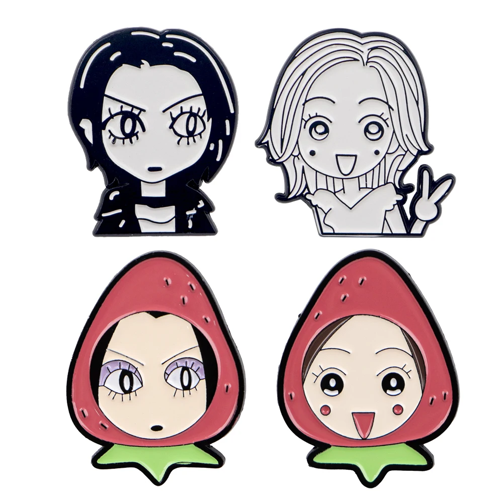 고전적인 일본 애니메이션 소녀 Oosaki Nana 배낭 용 옷깃 핀 에나멜 핀 여성용 브로치 배지 의류 쥬얼리 Accessorie title=고전적인 일본 애니메이션 소녀 Oosaki Nana 배낭 용 옷깃 핀 에나멜 핀 여성용 브로치 배지 의류 쥬얼리 Accessorie 