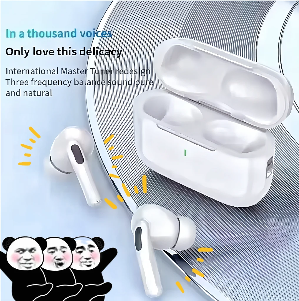 음악 블루투스 이어폰 ENC 미니 무선 이어 버드 능동형 소음 차단 스포츠 헤드셋 게임 헤드폰