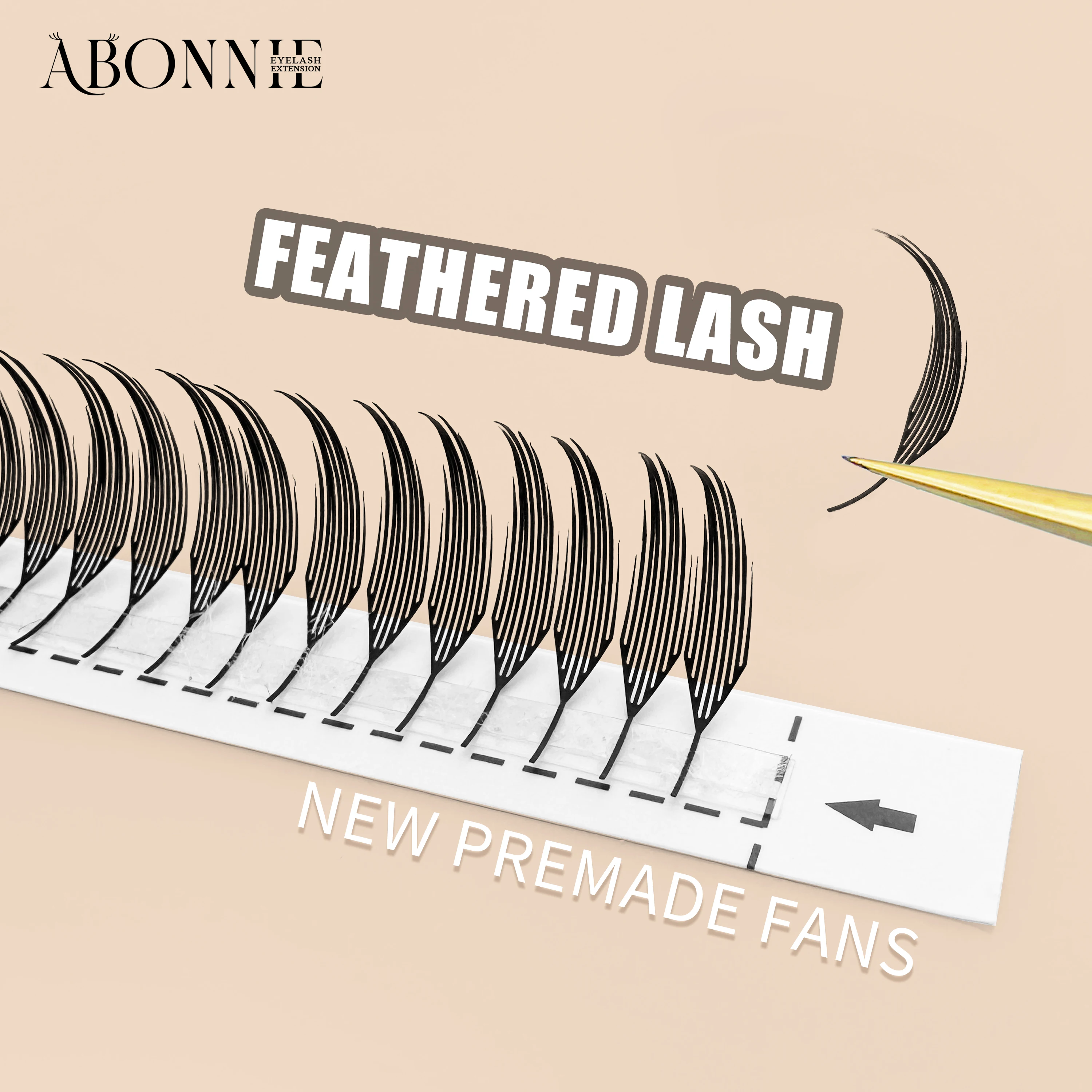 LAKANAKU 캐시미어 소프트 라이트 Premade Anime Spire 속눈썹 확장 깃털 모양 0.07mm C/D/CC 컬 믹스 8-15mm 속눈썹 title=LAKANAKU 캐시미어 소프트 라이트 Premade Anime Spire 속눈썹 확장 깃털 모양 0.07mm C/D/CC 컬 믹스 8-15mm 속눈썹 