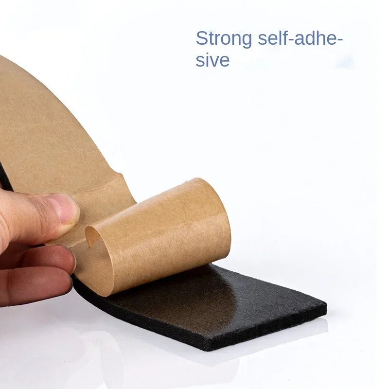 고무 자체 접착 스폰지 씰 스트립 폭 10-30mm 두께 2-20mm 단면 접착 EVA 검정색 폼 충돌 방지 씰 가스켓