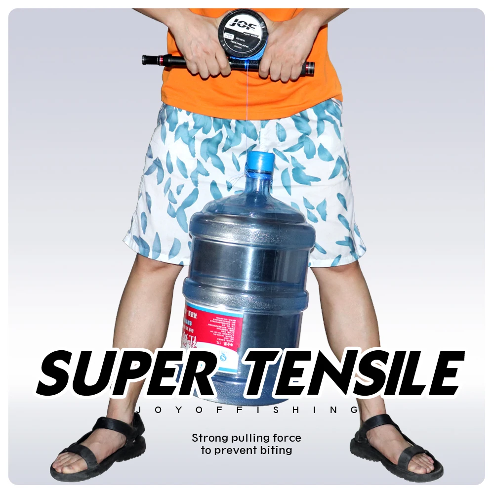 JOF 300M 500M 1000M 8 가닥 4 가닥 18-88LB PE 땋은 낚시 와이어 멀티 필라멘트 초강력 낚시 라인 일본 여러 가지 빛깔의