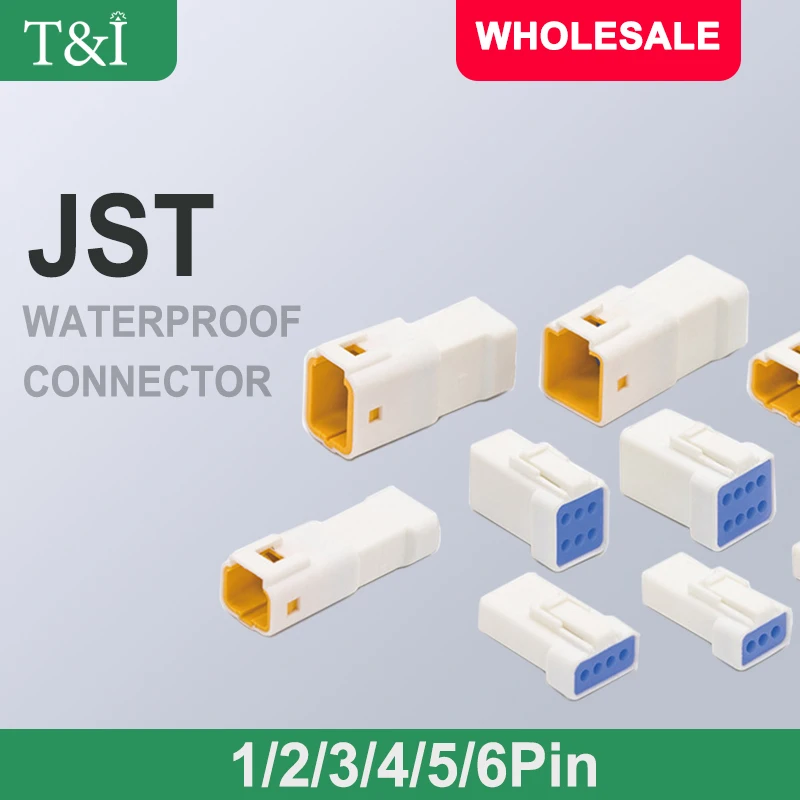 JST 자동차 방수 케이블 커넥터 소켓, 벤츠 BMW용 암수 버트 플러그, 2 3 4 6 8 핀 방식 title=JST 자동차 방수 케이블 커넥터 소켓, 벤츠 BMW용 암수 버트 플러그, 2 3 4 6 8 핀 방식 