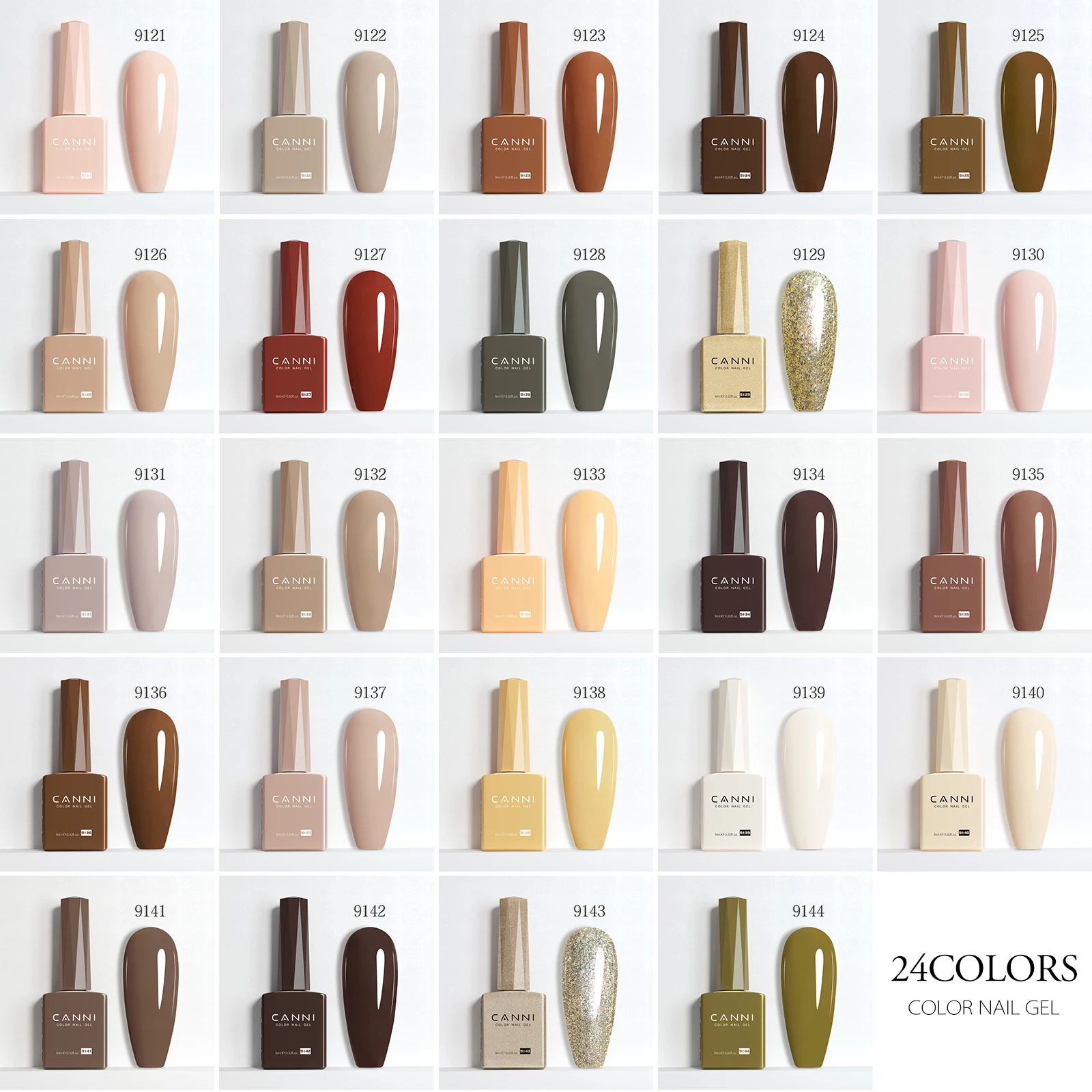 CANNI 9ml 네일 젤 폴리쉬 그린 컬러 캣아이 마그네틱 네일즈 쏙 오프 UV LED 세미 퍼머넌트 헤마/티포니아 프리 비건 할랄 젤 네일