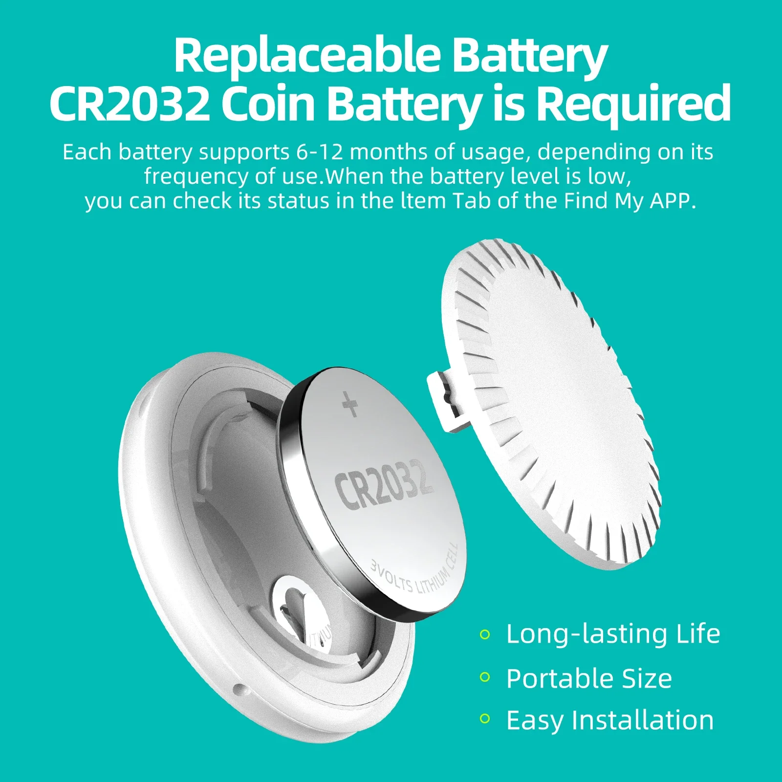 Ios 시스템용 미니 Gps 트래커 내 앱 찾기 Airtag 스마트 블루투스 로케이터 어린이 찾기 가방 트래커가 있는 손실 방지 애완동물 목걸이