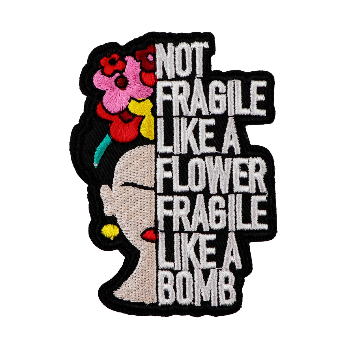 여성 전원 자수 패치는 의류에 대한 패치에 철을 인용합니다. 의류에 열 접착 패치 DIY Sew Badges