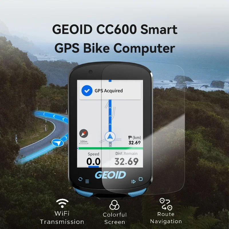 GEOID CC600 자동 WIFI ANT 주행 거리계 IPX7 자전거 네비게이션 시스템을 갖춘 무선 스마트 자전거 컴퓨터 속도계 title=GEOID CC600 자동 WIFI ANT 주행 거리계 IPX7 자전거 네비게이션 시스템을 갖춘 무선 스마트 자전거 컴퓨터 속도계 