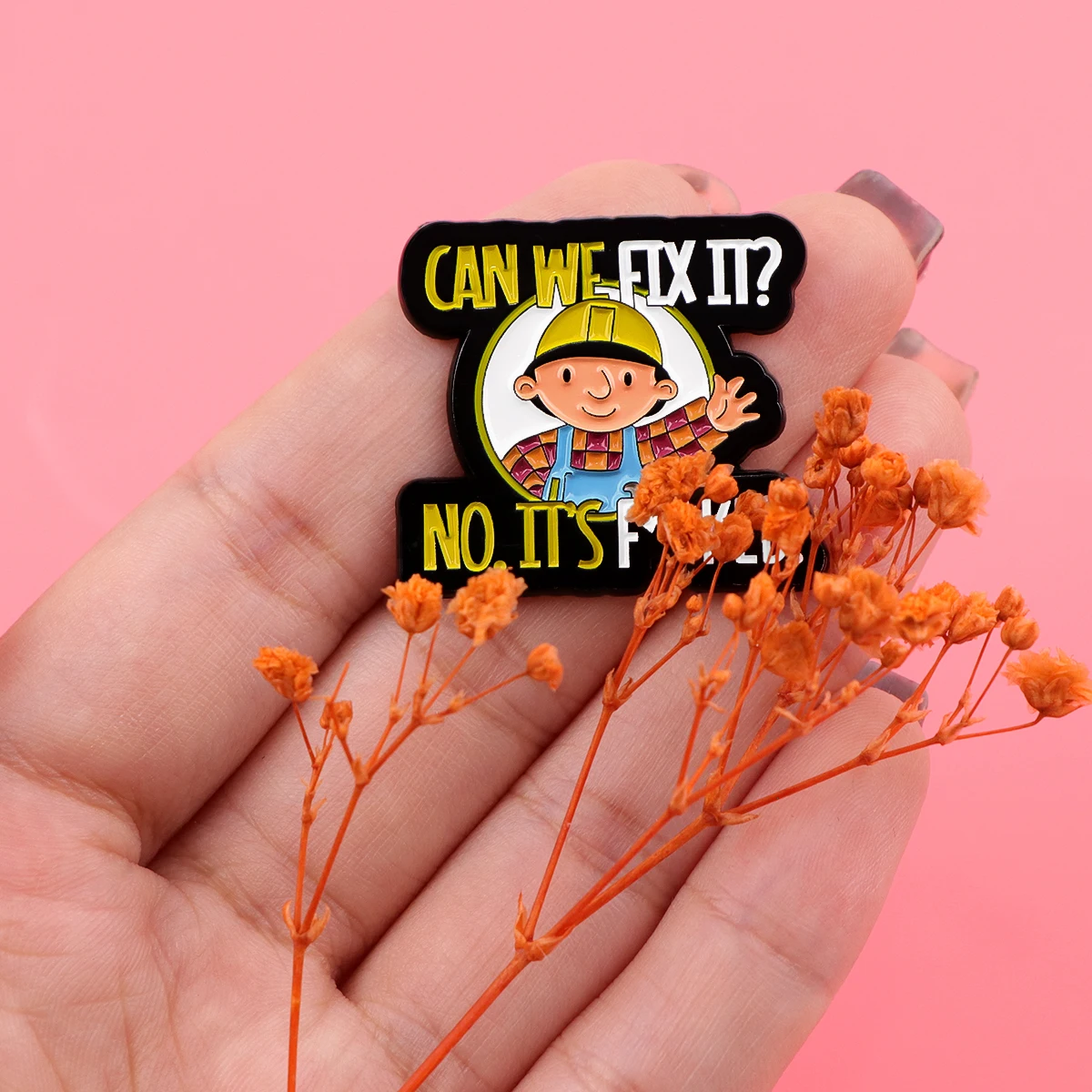 수리공 에나멜 핀 재미 있은 따옴표 여성을위한 브로치 배낭 의류 액세서리에 옷깃 핀 배지 패션 쥬얼리 선물