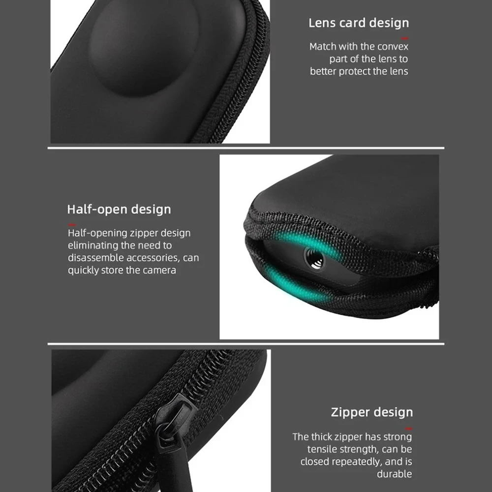 Insta360 X3 용 액세서리 세트 렌즈 가드 화면 보호기 보관 가방 실리콘 케이스 렌즈 캡 보호 프레임 Insta 360 X3