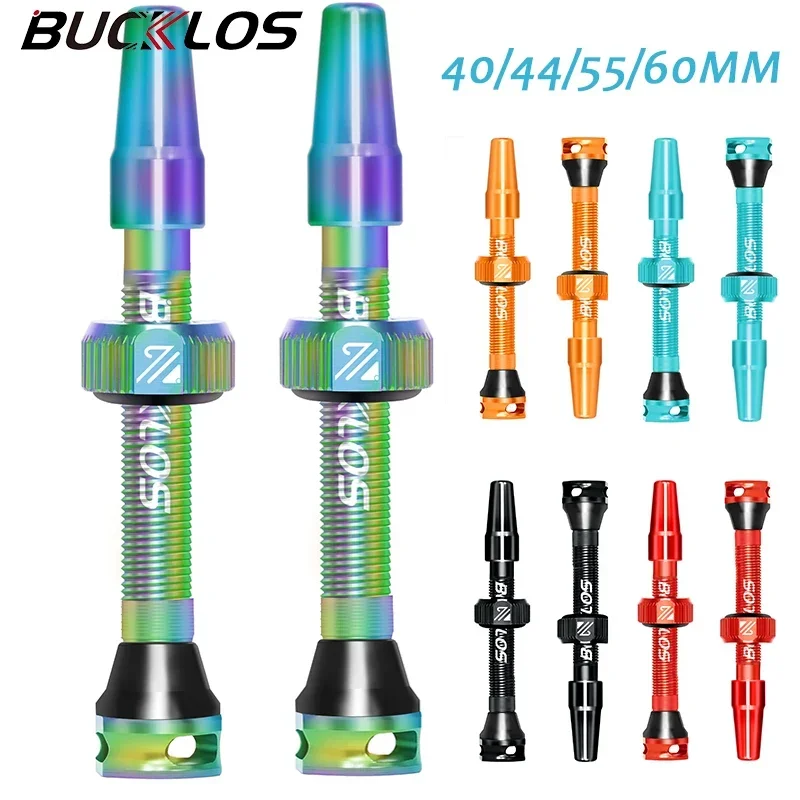 BUCKLOS 자전거 튜브리스 밸브 40MM 44MM 55MM 60MM 도로 산악 자전거 Presta 밸브 고품질 타이어 젖꼭지 MTB 액세서리 title=BUCKLOS 자전거 튜브리스 밸브 40MM 44MM 55MM 60MM 도로 산악 자전거 Presta 밸브 고품질 타이어 젖꼭지 MTB 액세서리 