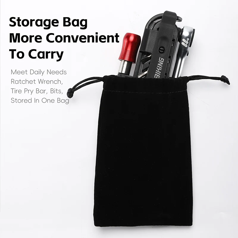 서쪽 자전거 휴대용 래칫 렌치 키트 다기능 자전거 도구 14 In 1 Multitool 세트 타이어 레버 MTB 도로 자전거 가제트