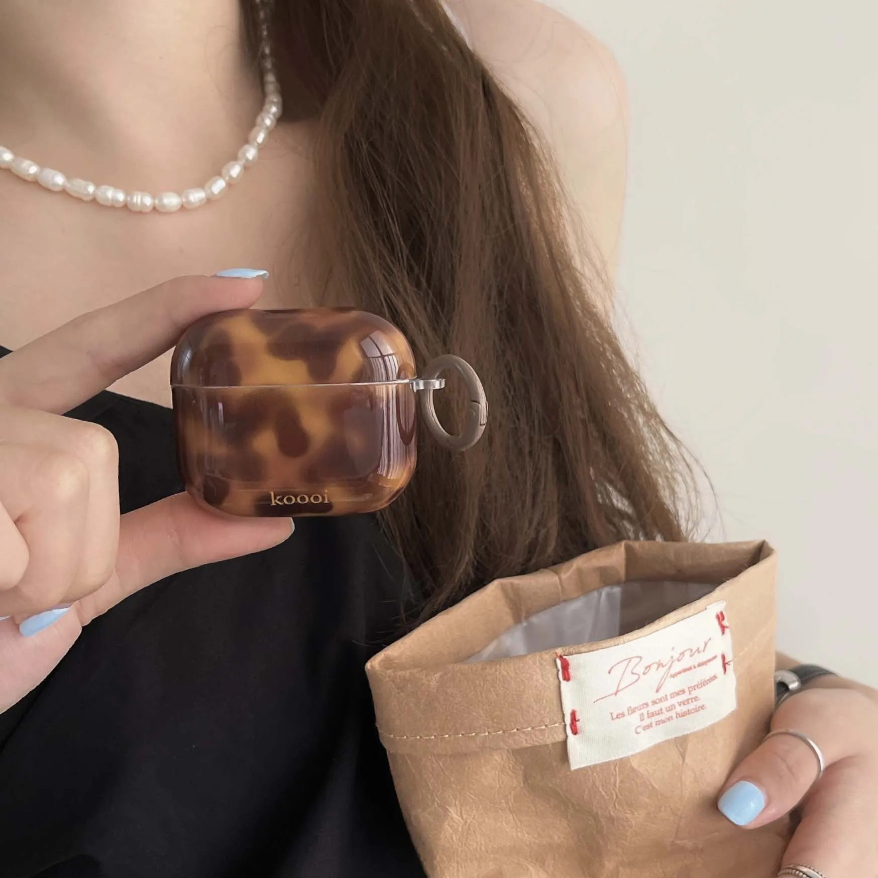 Cool imd lamber 앰버 이어폰 케이스 ins 보호기 헤드셋 커버 apple airpods 2nd pro 2 3 4 1 무선 블루투스 충전 박스