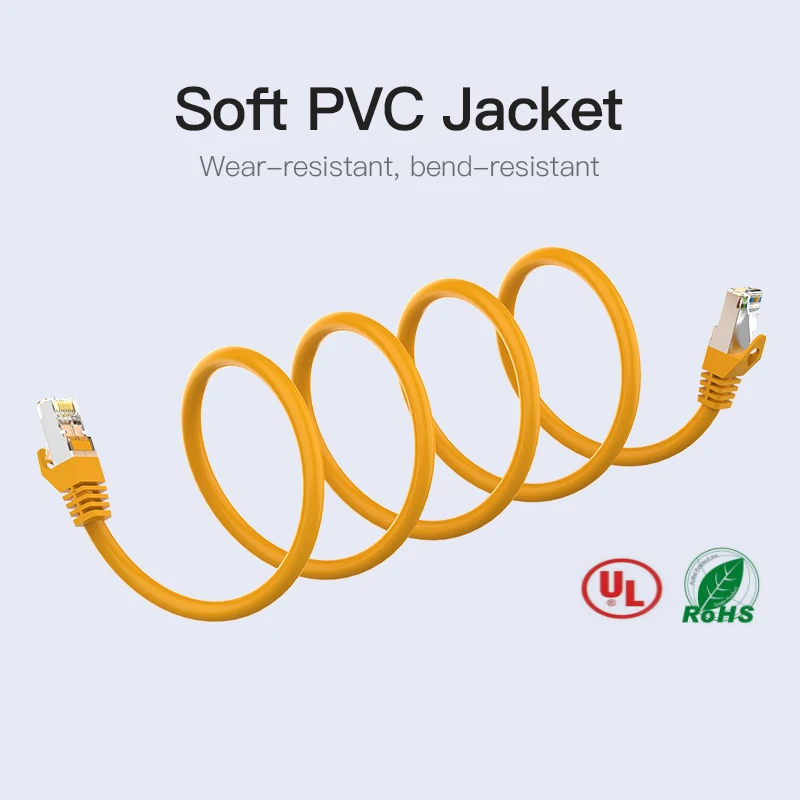 Vention 이더넷 케이블 RJ45 Cat 6A Lan 케이블 UTP RJ 45 Cat6 용 네트워크 케이블 Cat6a 모뎀 라우터 케이블 용 호환 패치 코드