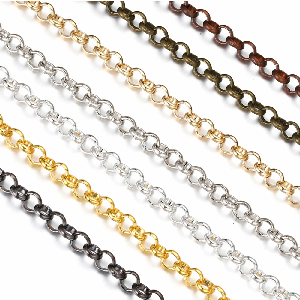 2 메터/몫 구리 링크 목걸이 체인 쥬얼리에 대한 대량 결과 만들기 DIY 목걸이 팔찌 ChainMaterials 수제 용품 title=2 메터/몫 구리 링크 목걸이 체인 쥬얼리에 대한 대량 결과 만들기 DIY 목걸이 팔찌 ChainMaterials 수제 용품