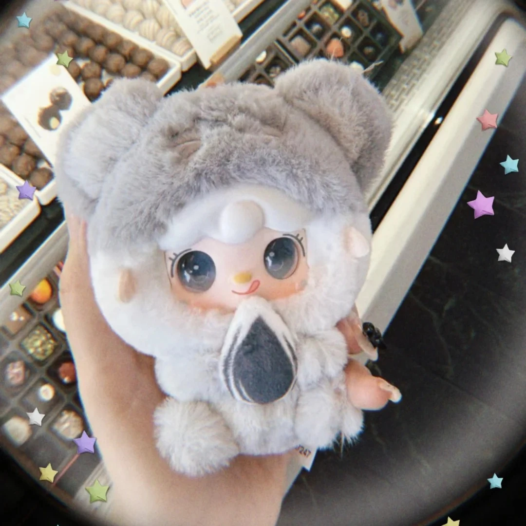 Yooki V10 Goumet 레스토랑 시리즈 귀여운 플러시 블라인드 박스 미스터리 박스 카와이 데스크 장식 수집품 장식 트렌드 장난감 모델 선물