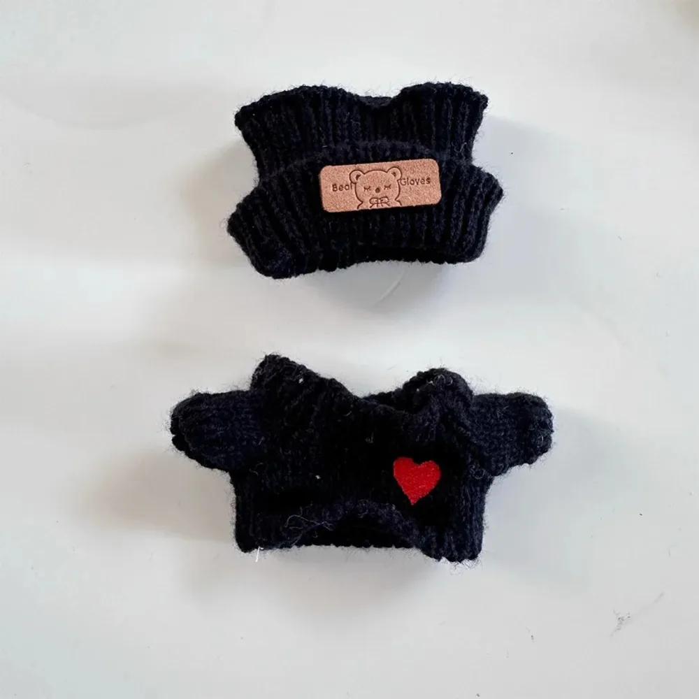 15-17cm V1v2 Labubu 옷 복장 앉아 옷 귀여운 스웨터 모자 복장 액세서리 패션 인형 액세서리 인형 없음