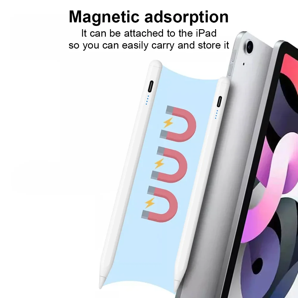 삼성 갤럭시 탭 스타일러스 펜, 샤오미 안드로이드용 충전식 틸트 터치 펜, A9, A9, S9FE, S9, S8, S7, S7FE, S6lite, A7, A8, A7lite 용