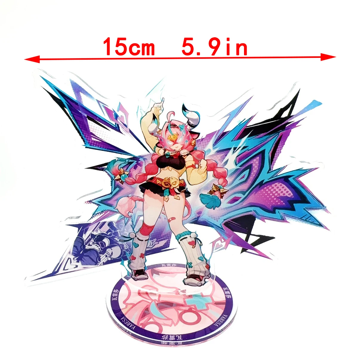 Genshin lmpact 애니메이션 피규어 아크릴 스탠드 Varesa Mavuika Kinich Wanderer 모델 플레이트 1pc 데스크 장식 스탠딩 사인 게임 팬 선물