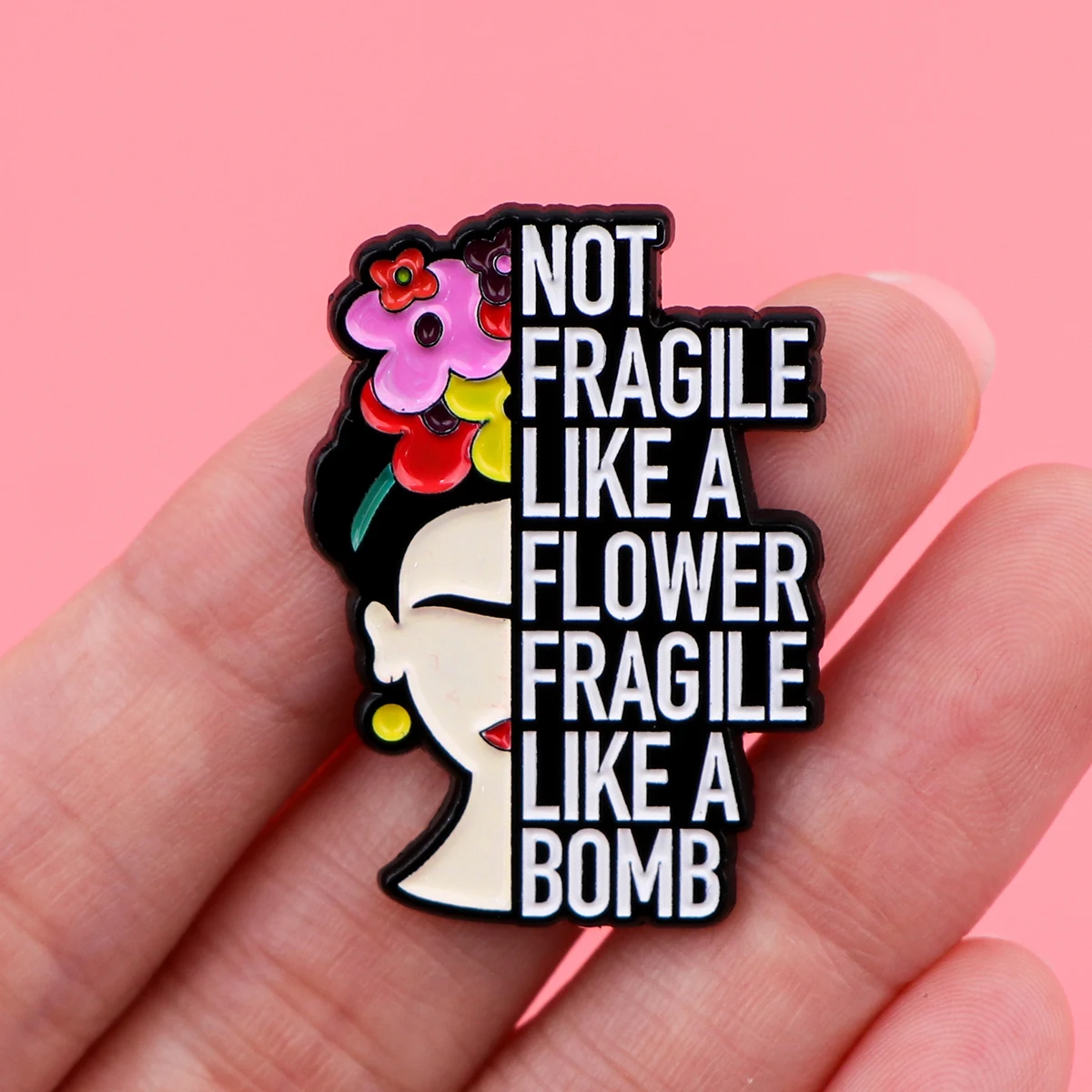 꽃 에나멜 핀 여성용 브로치 남성용 옷깃 핀 배지 배낭 의상 액세서리 견적 보석 장식 선물