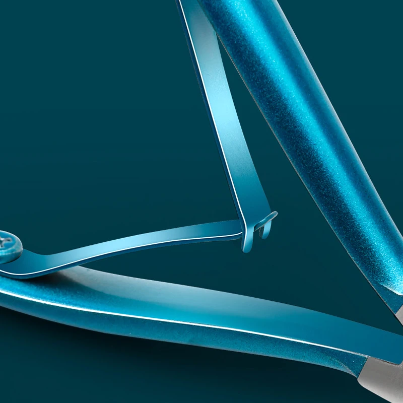 스테인레스 스틸 발톱깎이 자란 및 두꺼운 손톱을 위한 직선 블레이드 날카로운 뾰족한 팁 자란 손톱깎이 매니큐어 도구