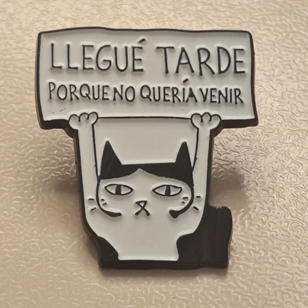 1피스 참신한 틈새 개성 브로치, 금속 소재, 고양이 스타일, 남성과 여성 모두 착용하기에 적합합니다. title=1피스 참신한 틈새 개성 브로치, 금속 소재, 고양이 스타일, 남성과 여성 모두 착용하기에 적합합니다. 