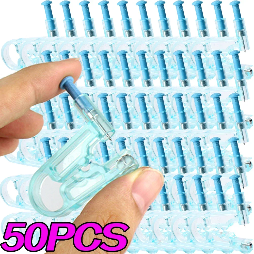 50PCS 일회용 무균 귀 피어싱 건 키트 무균 건강한 안전 코 귀걸이 피어싱 도구 기계 귀 스터드 바디 쥬얼리 title=50PCS 일회용 무균 귀 피어싱 건 키트 무균 건강한 안전 코 귀걸이 피어싱 도구 기계 귀 스터드 바디 쥬얼리