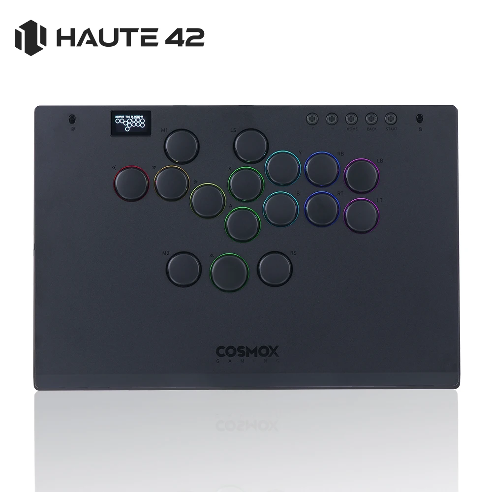 Haute42 알루미늄 합금 Hitbox 레버리스 컨트롤러 PC/ Ps4 / ps5/Steam Hitbox 파이팅 컨트롤러 용 스틱리스 아케이드 스틱 title=Haute42 알루미늄 합금 Hitbox 레버리스 컨트롤러 PC/ Ps4 / ps5/Steam Hitbox 파이팅 컨트롤러 용 스틱리스 아케이드 스틱