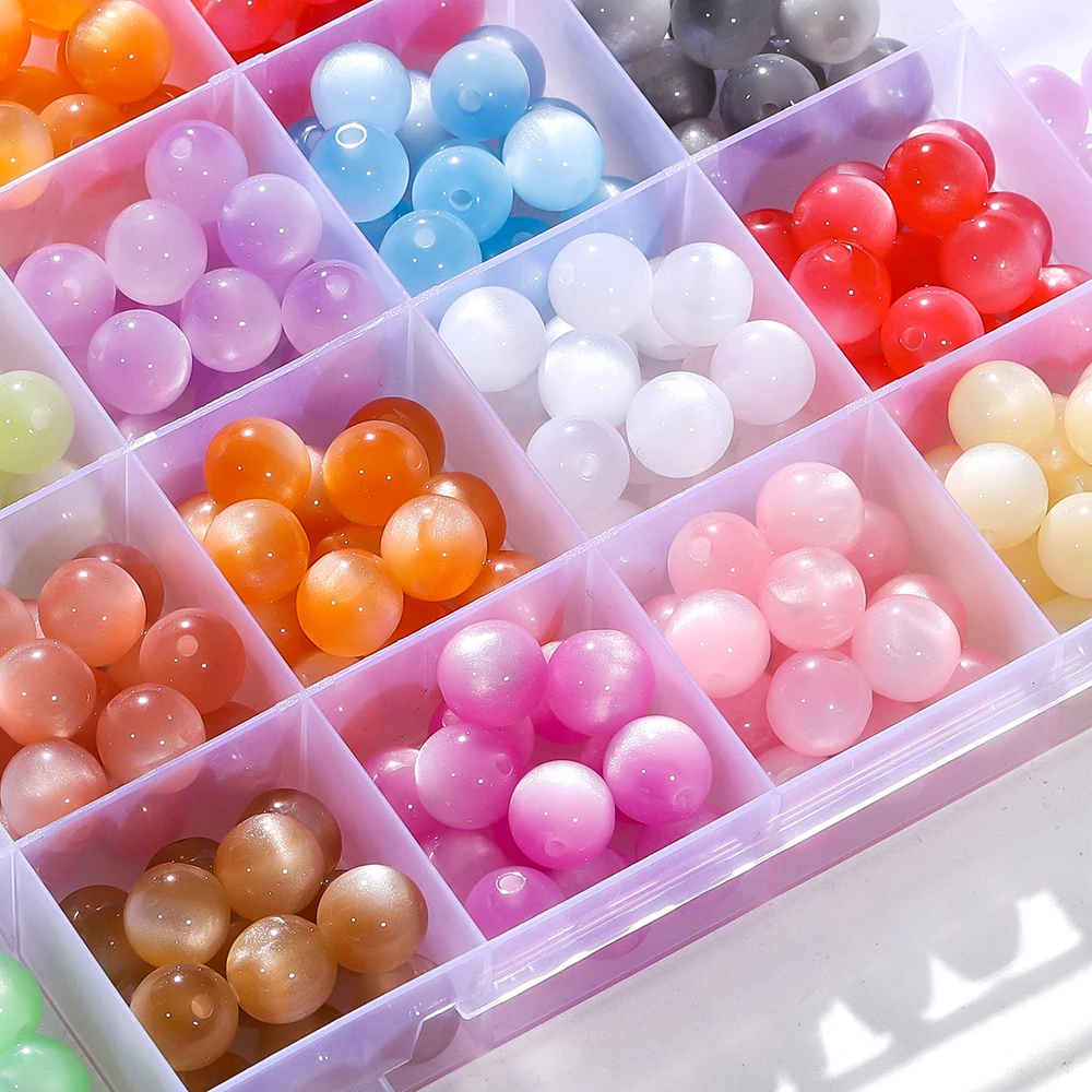 10/20Pcs 8/10/12mm 다채로운 라운드 수지 구슬 보석에 대 한 느슨한 스페이서 비즈 DIY 수제 팔찌 목걸이 액세서리 만들기 title=10/20Pcs 8/10/12mm 다채로운 라운드 수지 구슬 보석에 대 한 느슨한 스페이서 비즈 DIY 수제 팔찌 목걸이 액세서리 만들기 