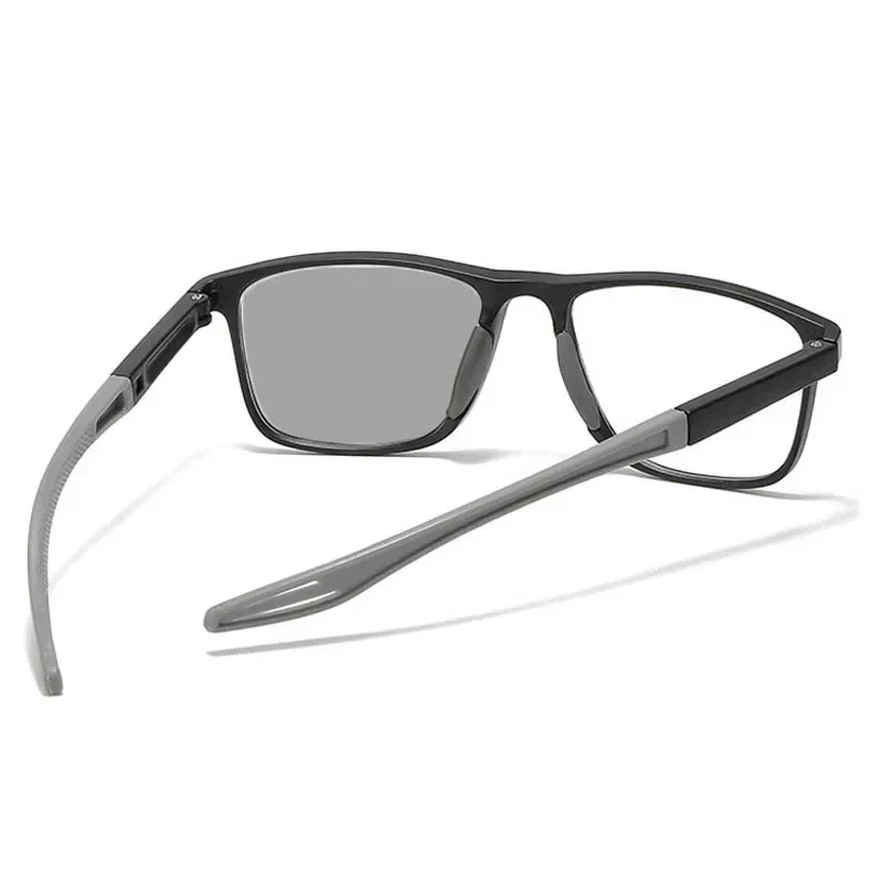 초경량 광변색 노안 안경 빈티지 TR90 스포츠 색상 변경 선글라스 완성 독서 안경 0 ~ +4.0