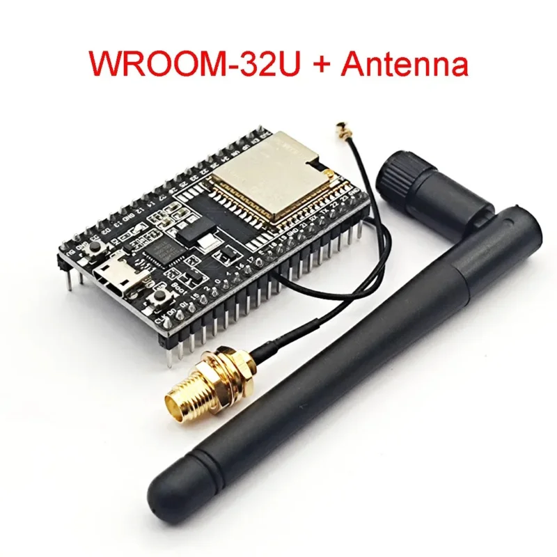 ESP32 DevKitC WIFI+블루투스 개발 보드 WROVER 및 WIFI 모듈(2.4G 안테나 포함) 옵션 ESP32-WROOM-32U 개발 보드